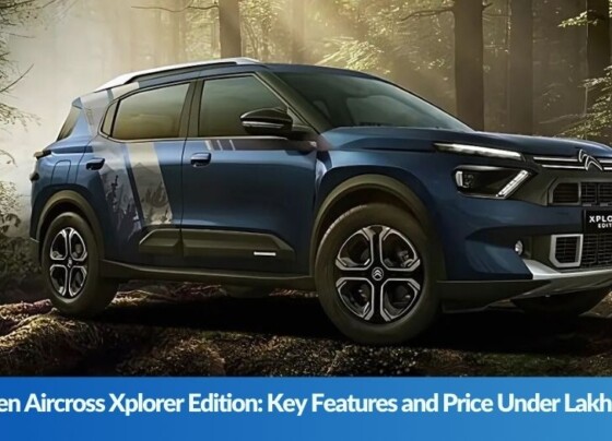 Citroen Aircross Xplorer Edition Key Features and Price Under Lakh