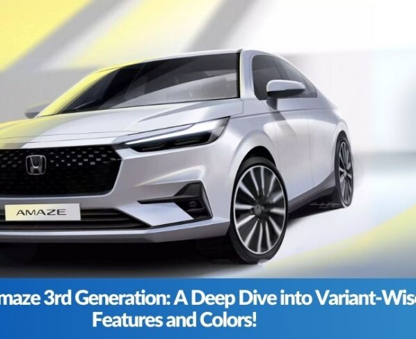 Honda Amaze 3rd Generation: A Deep Dive into Variant-Wise Features and Colors!