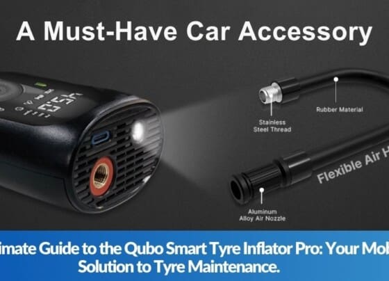 The Ultimate Guide to the Qubo Smart Tyre Inflator Pro Your Mobile Solution to Tyre Maintenance.