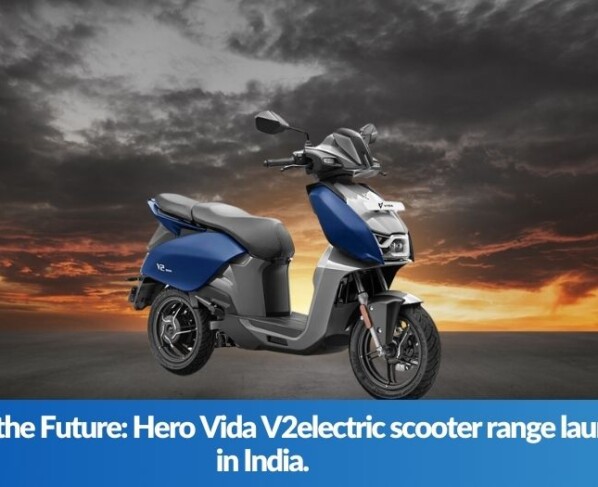 Unleashing the Future Hero Vida V2electric scooter range launched in India.