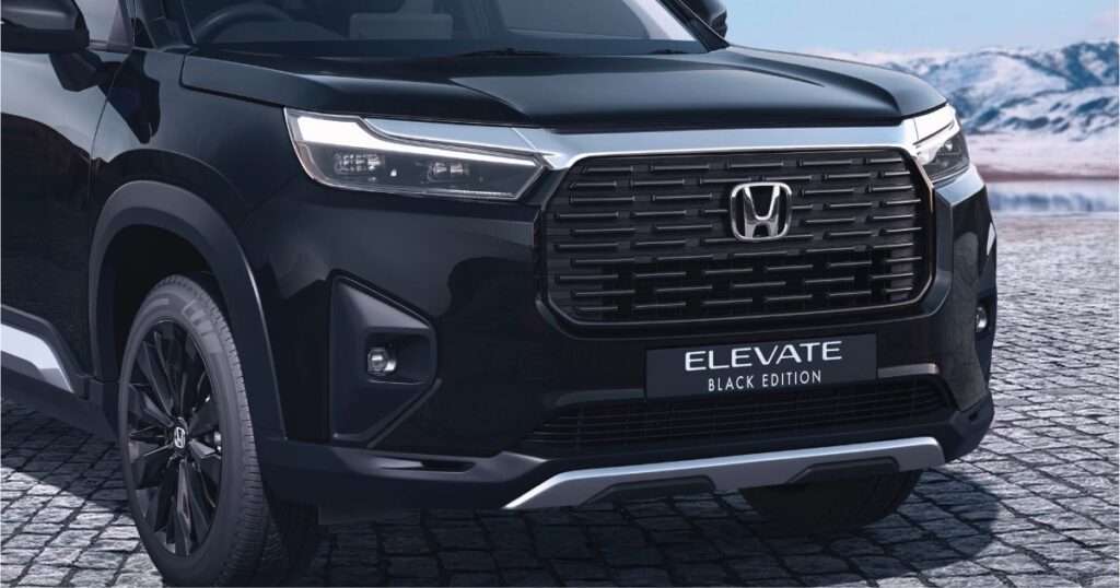 Honda Elevate Black Edition Grille and Front Headlights