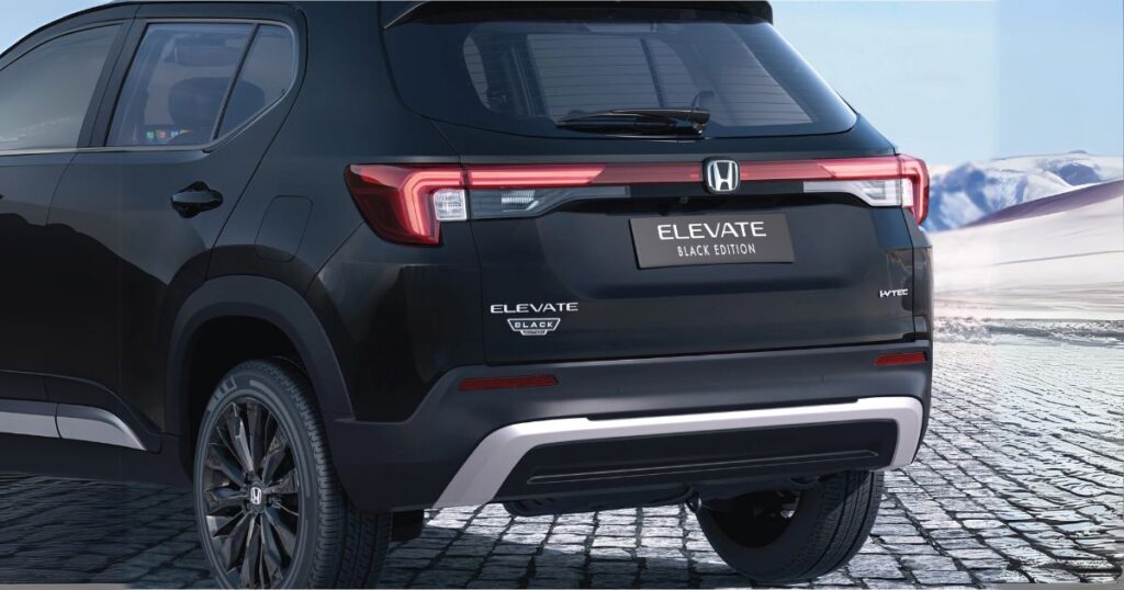 Honda Elevate Black Edition Rear View